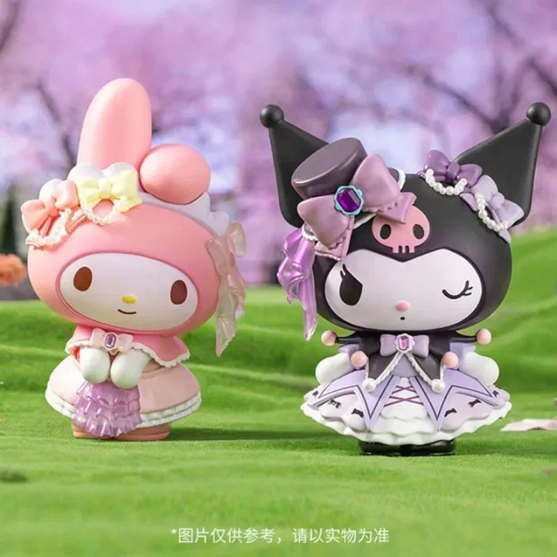 

Фигурка героя аниме Sanrio Kuromi моя мелодия Роза фестиваль Серия Модель Куклы фигурка кавайная Милая декоративная Коллекционная детская девочка