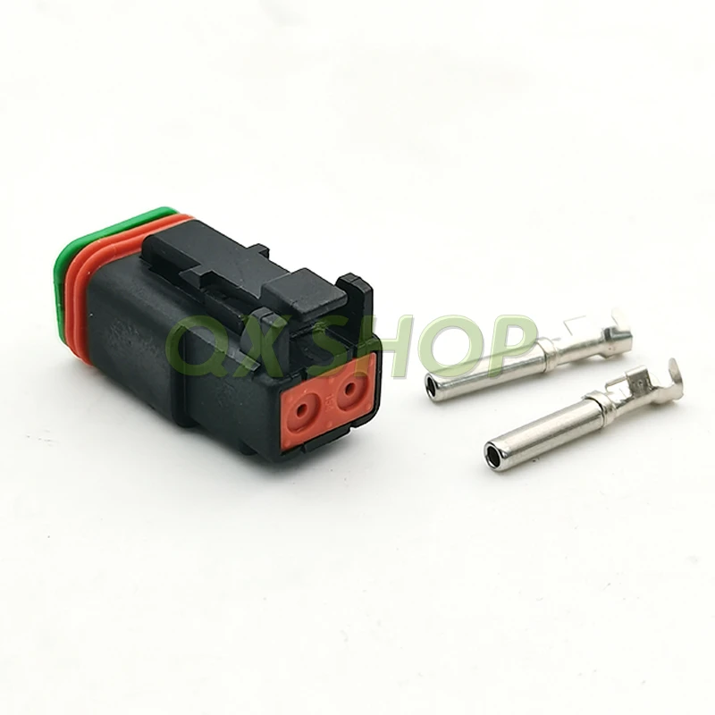 1/5/10 Set 2-Pin Deutsch DT06-2S plug For excavator car headlight、sensors、solenoid valve Waterproof Electrical plug connectors