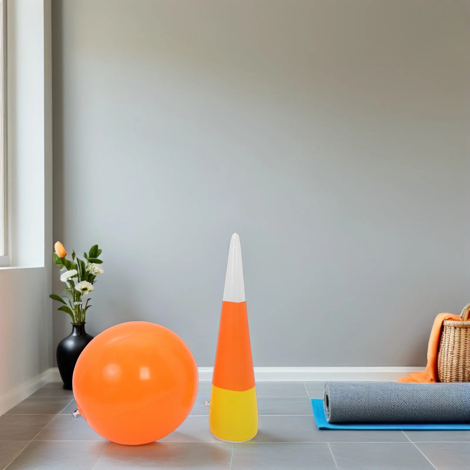 ลูกโบว์ลิ่งเป่าลม เกมเป่าลมในร่ม กีฬาสนุกๆ ของเล่นเด็ก ของเล่นเสริมพัฒนาการเด็ก