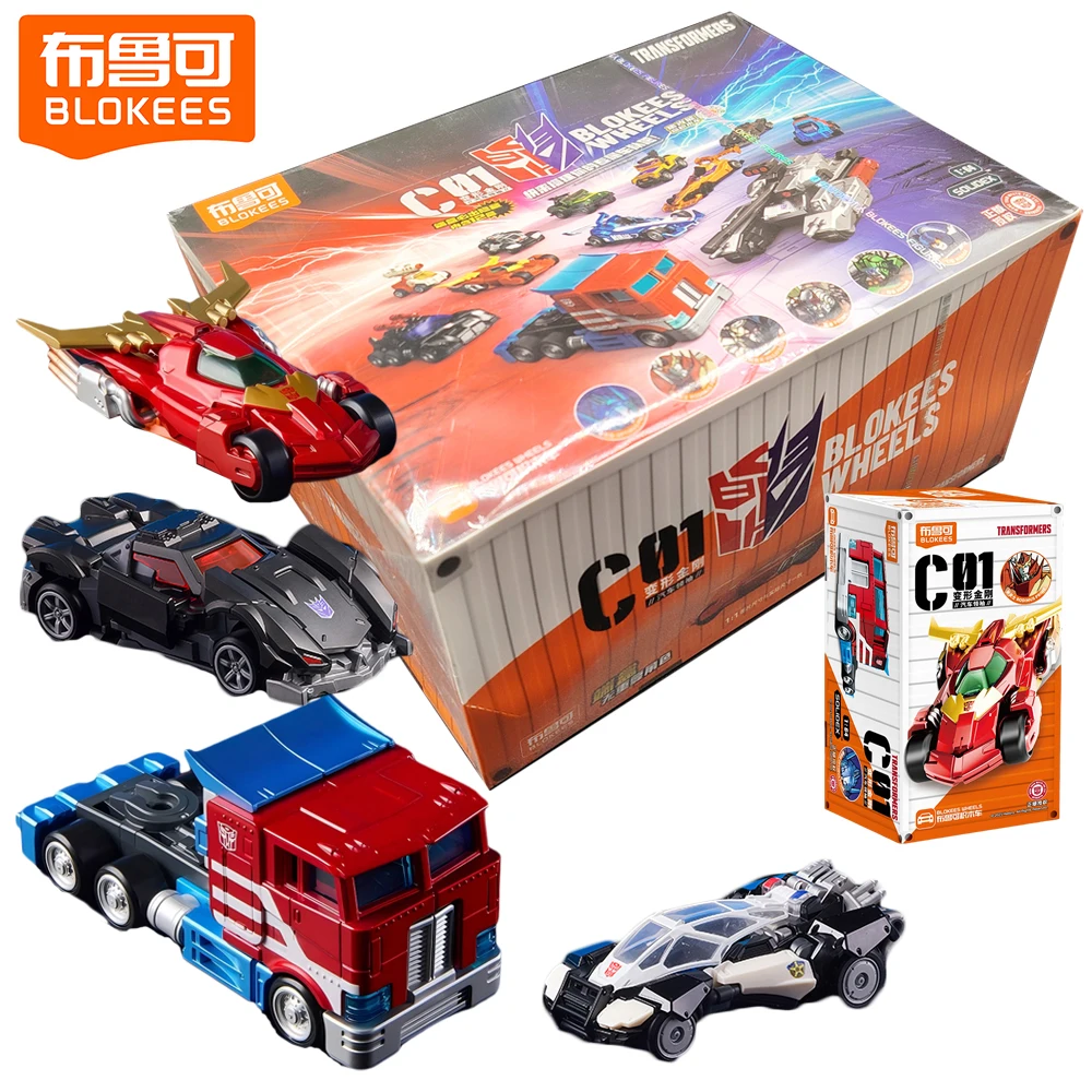 

Genuine Blokees Transformers C01 Blind Box Optimus Prime Building Blocks Collectible Model Car Toys Holiday Gifts for Teens