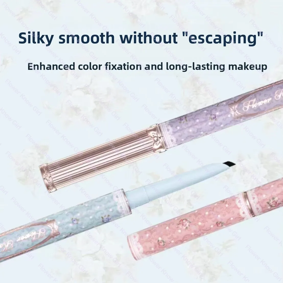 Flower Know Bunny Garden Collection Gel Eyeliner für die unteren Wimpern, Eyeliner zum Konturieren, Eyeliner-Stift, Hasen-Make-up, Kosmetik