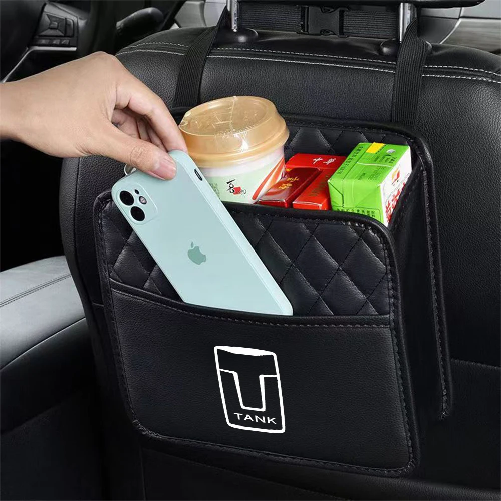 For Great Wall TANK 300 500 2022 2023 Auto Accessories Car Seat Back Storage Bag Multi-function Pocket Box