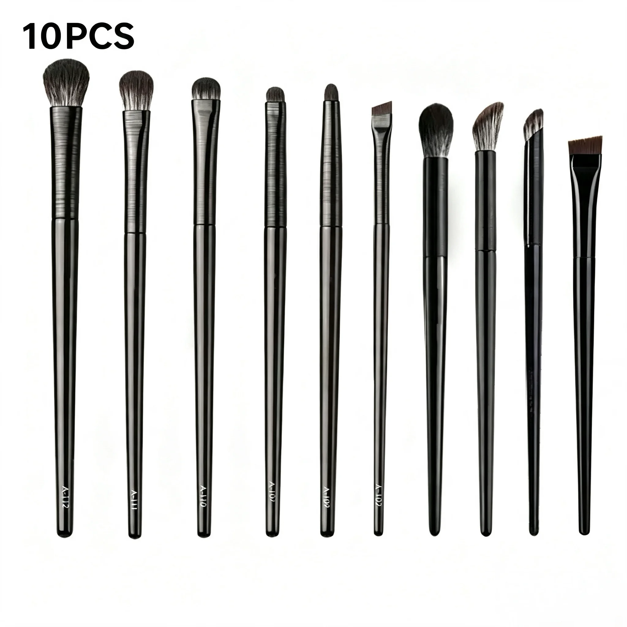 6PCS/10pcs Eyes Makeup Brushes Set ProfessionalContouring Eyeshadow Eyeliner Eyebrow Brush Women Facial Beauty Cosmetic Tool