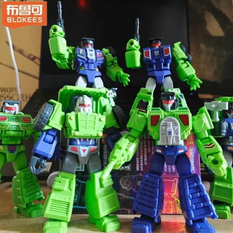 

New Blokees Transformers Galaxy Version 234 Constructicons Series Digging Tiger Team Action Figure Statue Model Collection Gifts