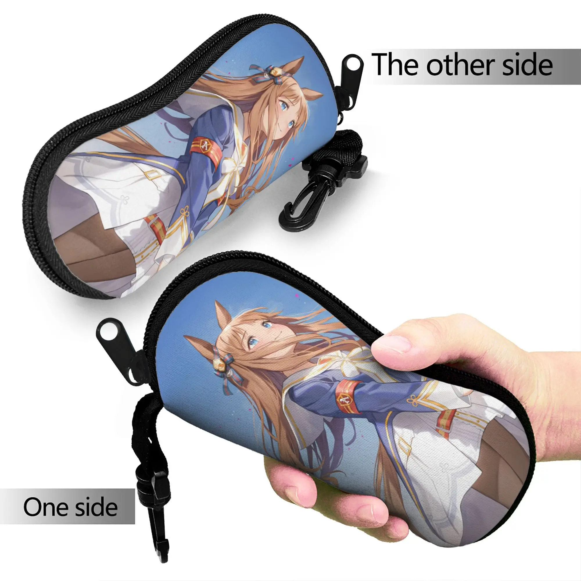 Uma Musume Pretty Derby  Glasses Case Cover Men Women  Sunglasses Case Fashion Portable Eyewear Storage Travel Glasses Box
