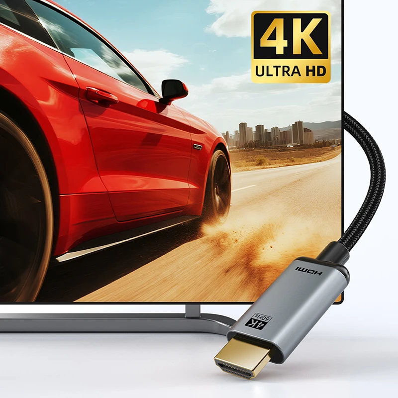 CABLETIME 4K 60Hz Thunderbolt 3 Video Adapter USB-C to HDMI Cable for MacBook Air Samsung iPhone 17 Type-C Laptop TV