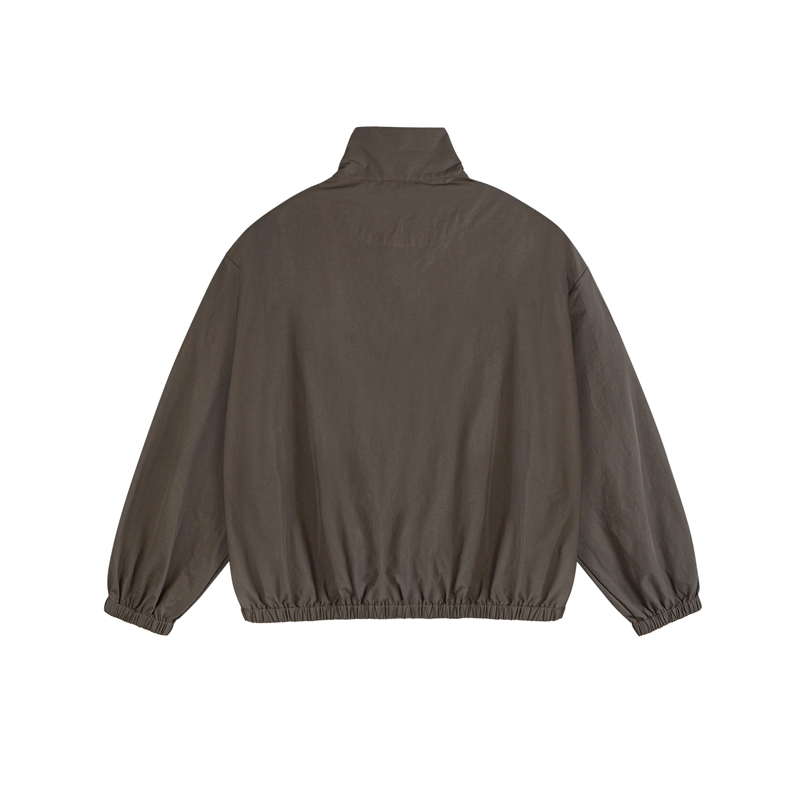 

IDLT Silhouette Jaet Spring New Simple Retro Workwear Loose Windbreaker Stand Collar oulder Drop Trendy Cotton Nylon