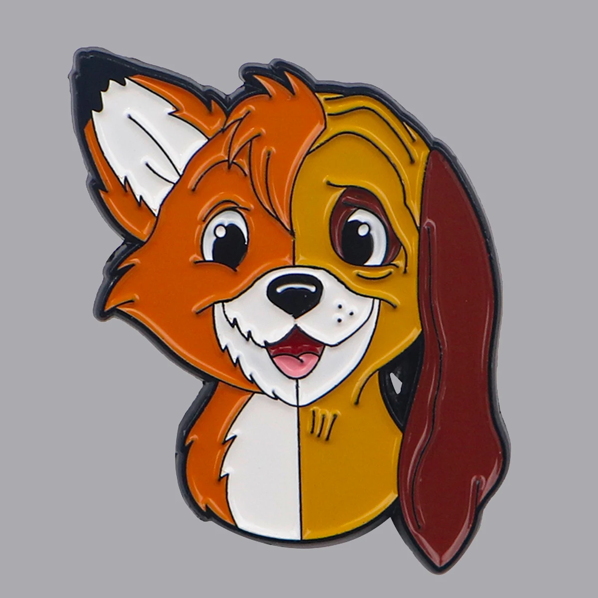 لطيف الكلب المينا دبوس الكرتون الحيوان بروش الصنوبر التلبيب شارة بدبابيس على ظهره الملابس والاكسسوارات تأثيري مجوهرات أصدقاء الهدايا #1