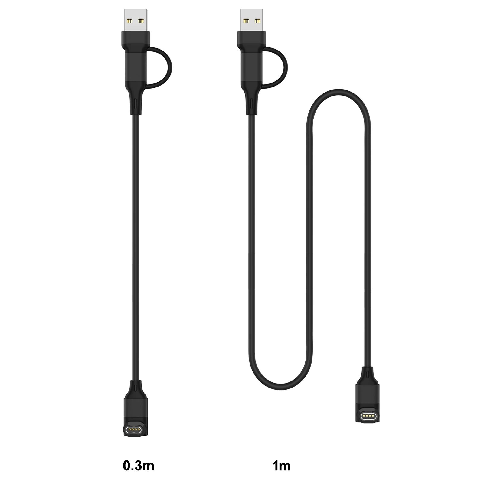 كابل شاحن 2 في 1 للغارمين 8 7x 7s 6s 6X 6 7/Forerunner 970 965 570 265 255 165 55/Vivoactive 6 5 4/Instinct/Venu/Vivomove #3