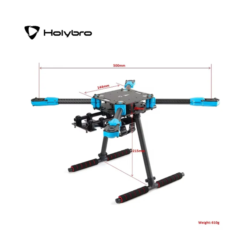 Holybro X500 V2 Frame Kit 500Mm Wielbasis Koolstofvezel Frame Kit 2216 Kv880 Motor 20a Esc 1045 Propeller Xt30 Xt60 Pdb Combo