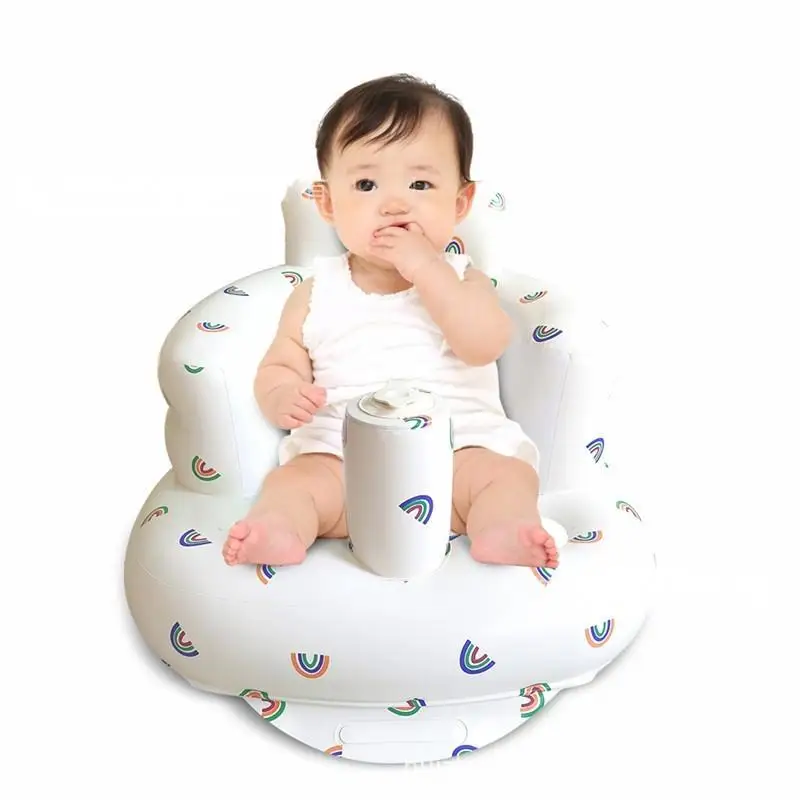New Ins-style Inflatable Sofa, Baby Sitting Chair, Practice Sitting Seat, Infant Bathing Stool