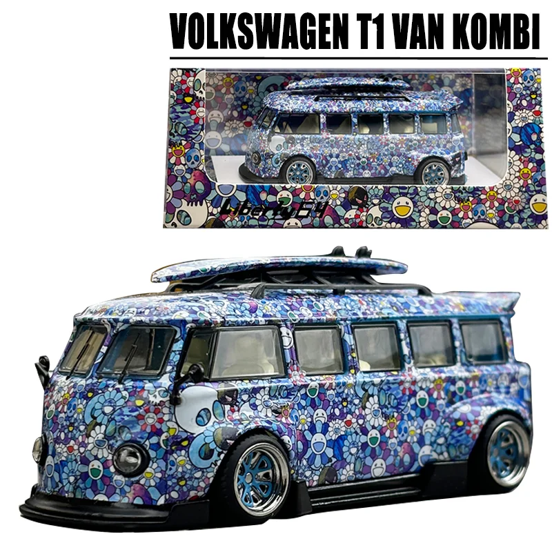 Liberty64 1/64 New Volkswagen T1 Van Kombi Alloy Toy Motor Vehicle Diecast Metal Model Gifts