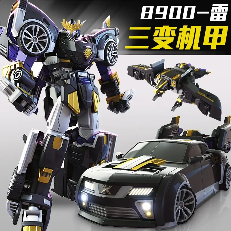 Mini Force Super Dinosaur Power Transformation Robot Toys Action Figures MiniForce X Simulation Car Deformation Airplane Toy