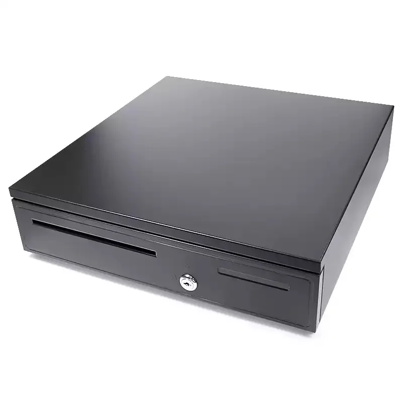 12V POS Cash Register Cabinet 405*420*90mm Five‑Paper‑Grid Special Storage Box for Supermarket Cash Register Machine
