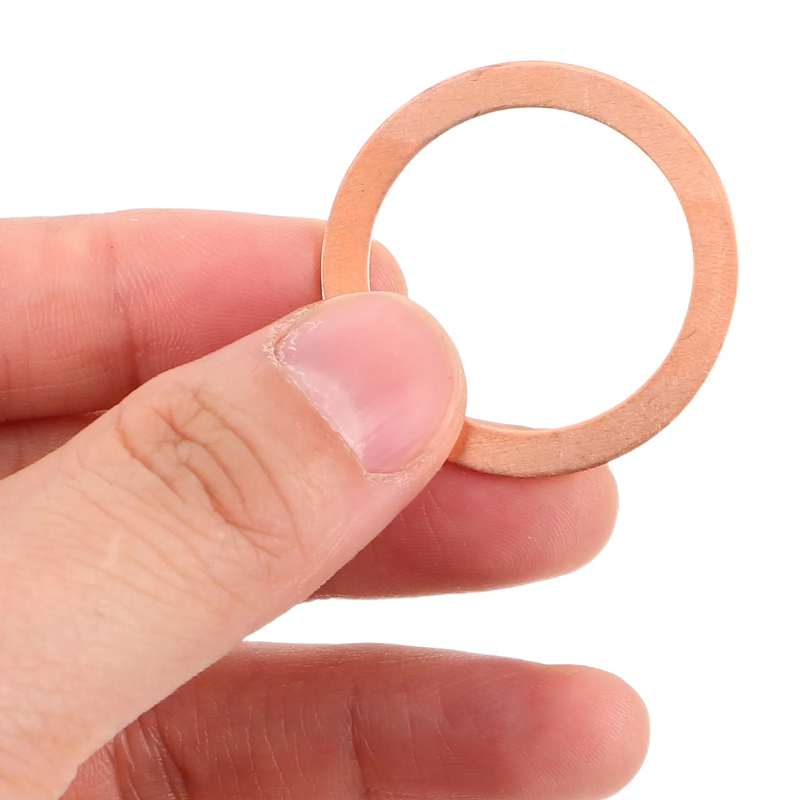 

12Pcs Differential Transmission Drain Plug Washers Metal Crush Gasket Leak Prevention Rear Axle Seal Differential Cover Oil Seal