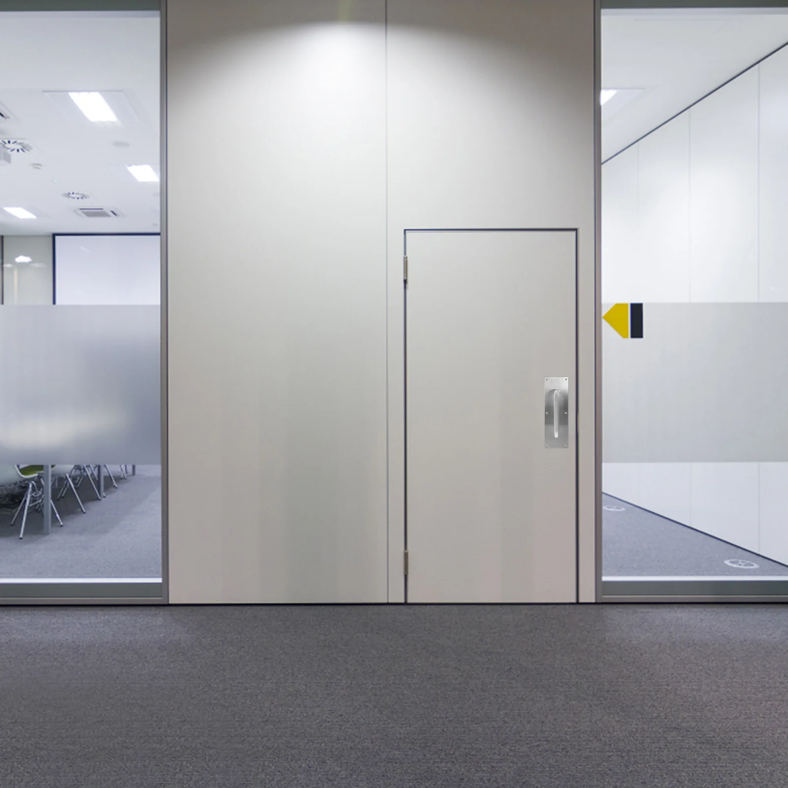 

Fire Door Pull Push Handle Durable Stainless Steel Large Load-Bearing Commercial Door Pull Handle for Wooden Sliding Barn Closet