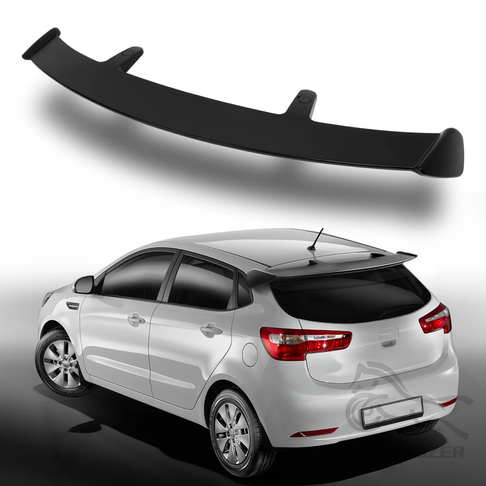 Universal Rear Roof For Mostly Hatchback SUV Trunk Lid Car Spoiler Wings Exterior Accessories Parts Roof Spoiler Wing