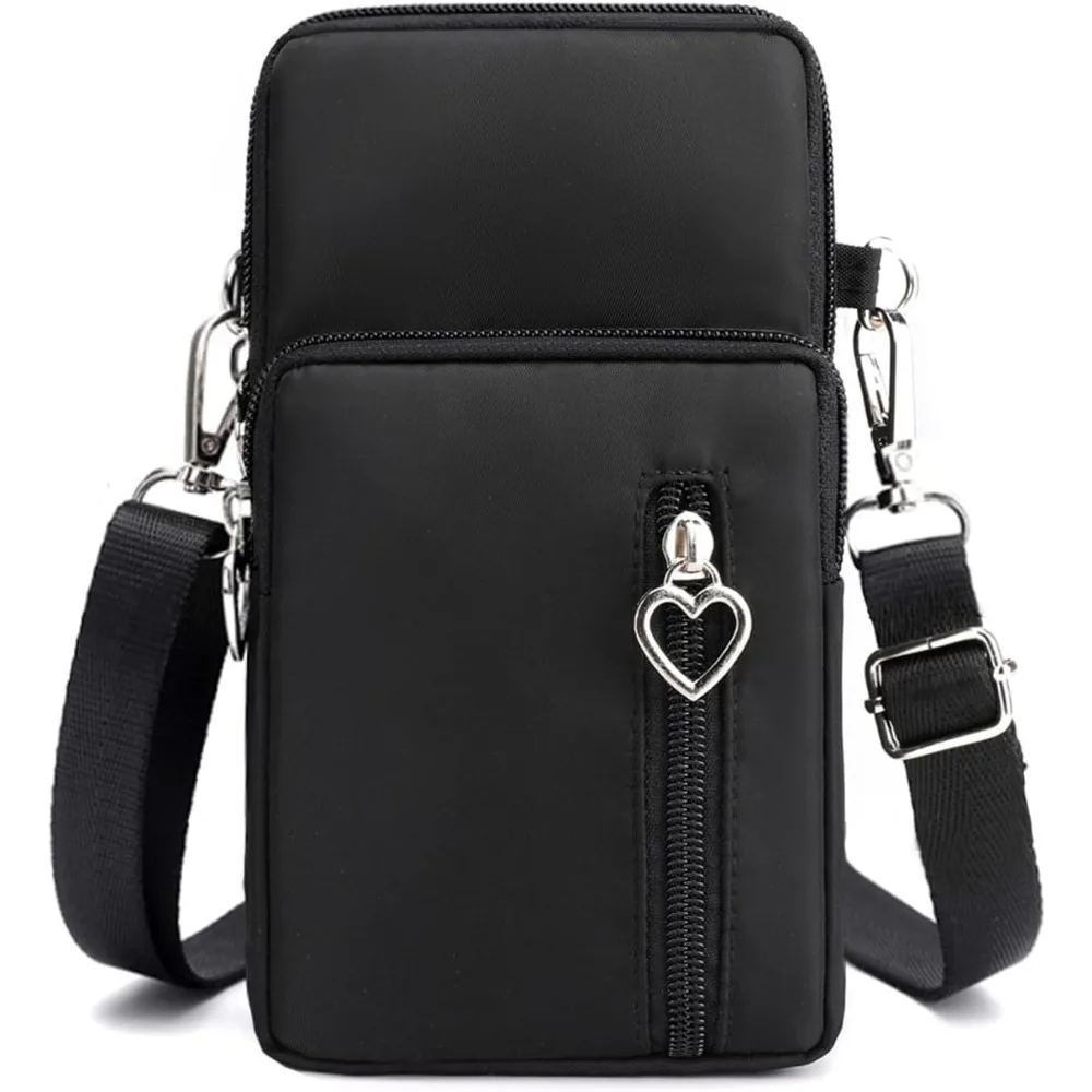 

Small Crossbody Bag for Women - Mini Phone Purses with Crossbody Strap and Wallet - Nylon Arm Bag