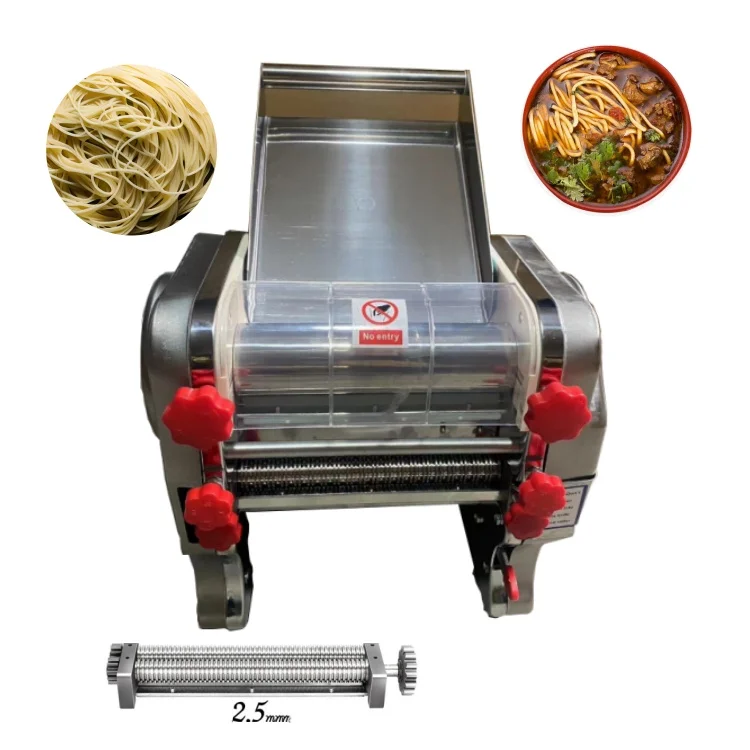 Máquina para hacer fideos caseros, 220v/50hz, 550w, máquina para hacer Pasta Ramen, rodillo de masa, precio de láminas