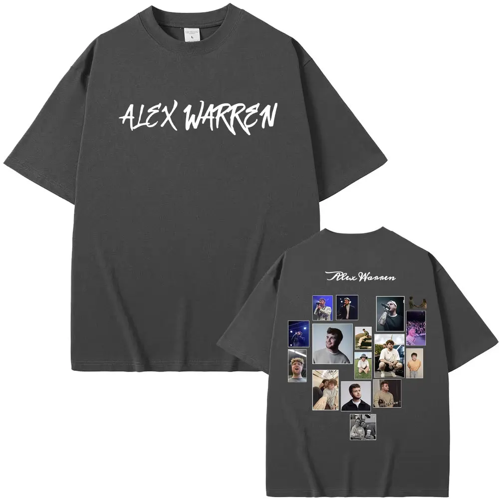 Alex Warren Little Orphan Alex Live Tour 2026 Graphic T Shirt Men's Clothing Vintage Hip Hop T-shirts Summer Cotton T-shirt Tops