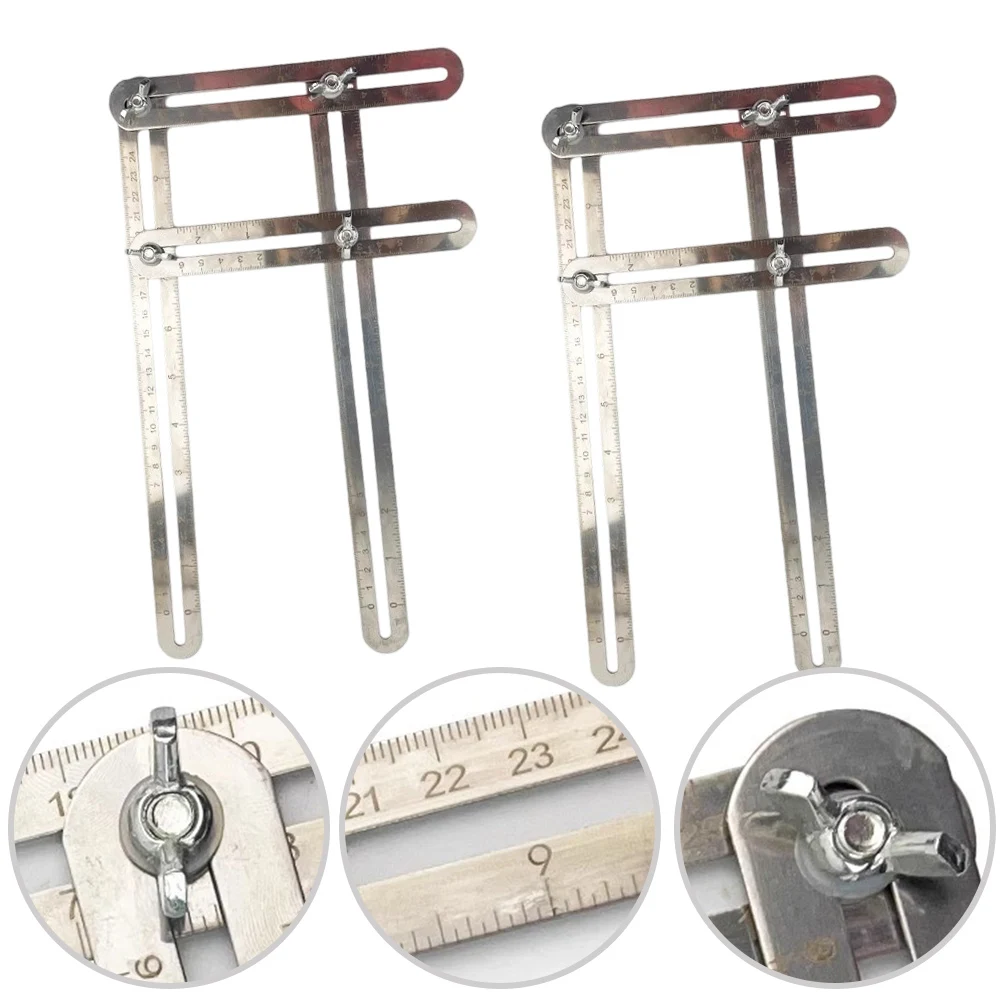 For DIY Projects As Shown Folding Measuring Tool Compact Folding Measuring Tool Adjustable Angle Ruler Compact Folding Design