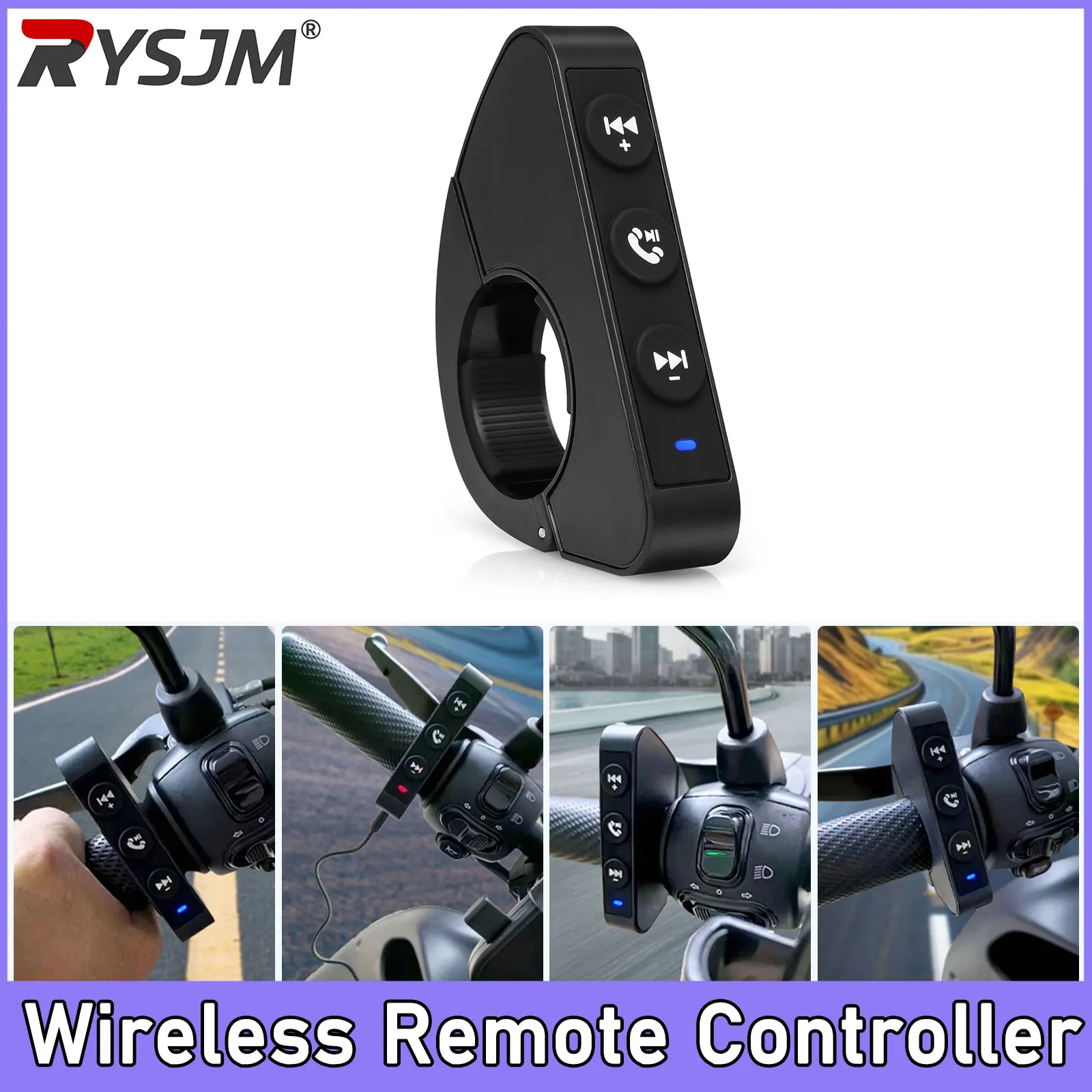controle-remoto-sem-fio-compativel-com-bluetooth-botao-de-midia-carro-motocicleta-bicicleta-volante-reproducao-de-musica-para-telefone-ios-e-android