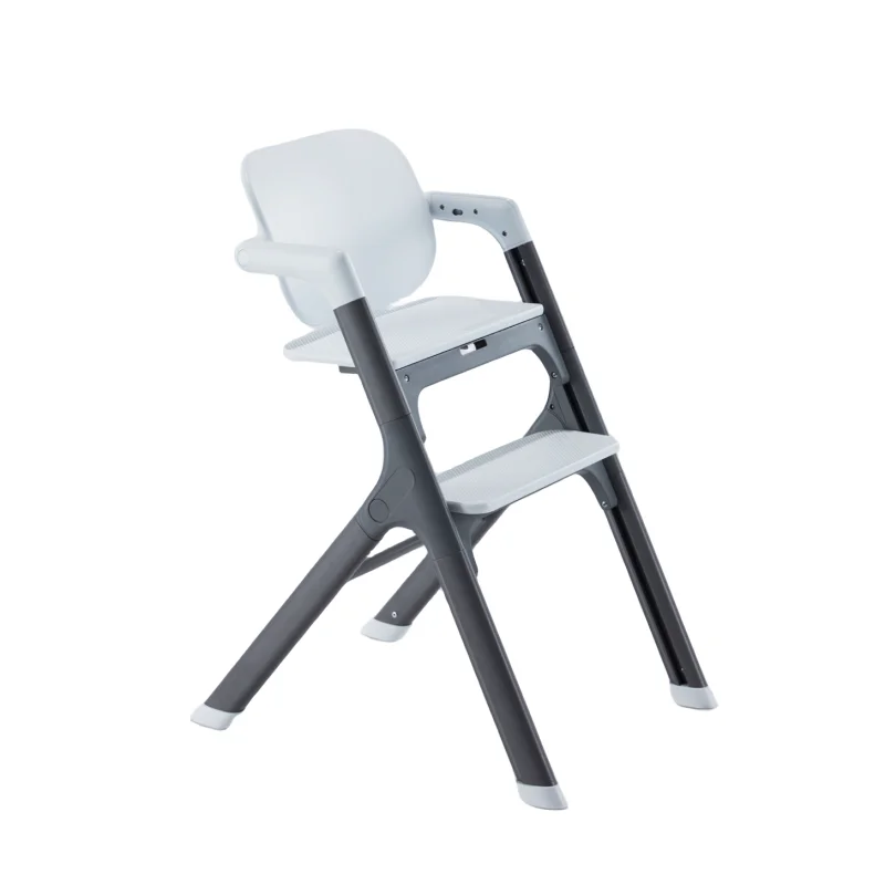 

Folded Rear Feet Cushion Baby High Chair for Children Feeding