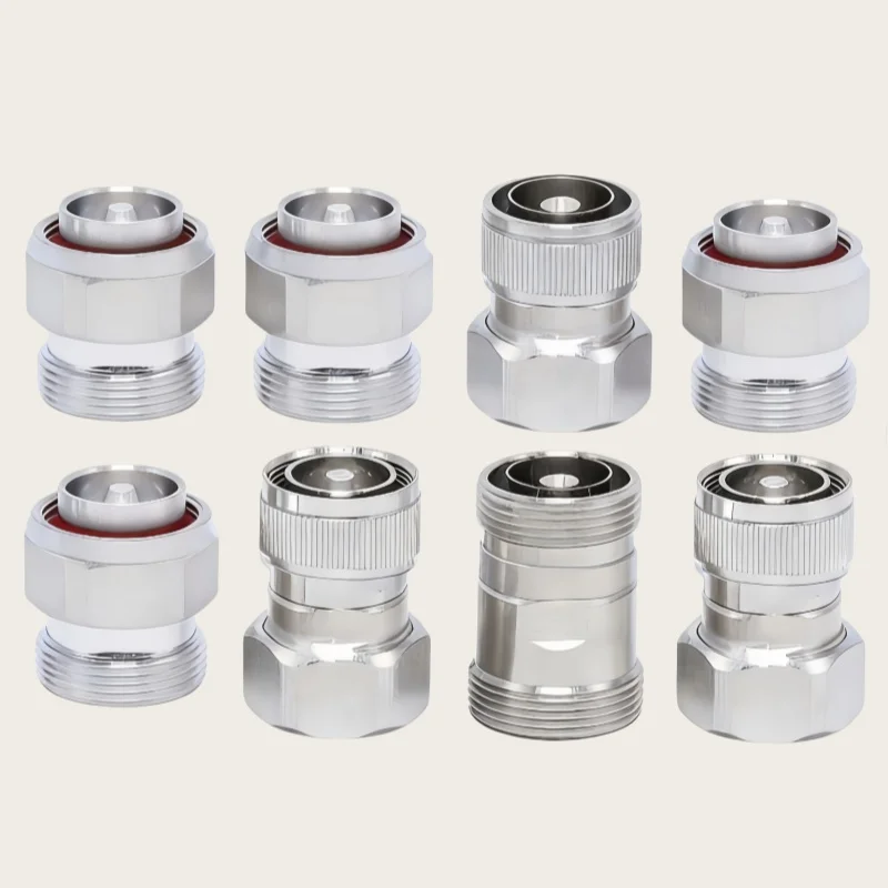 1PCS L29 7/16 DIN to L27 Female Male Adapter Straight Coax Connector for Electronic Components Market