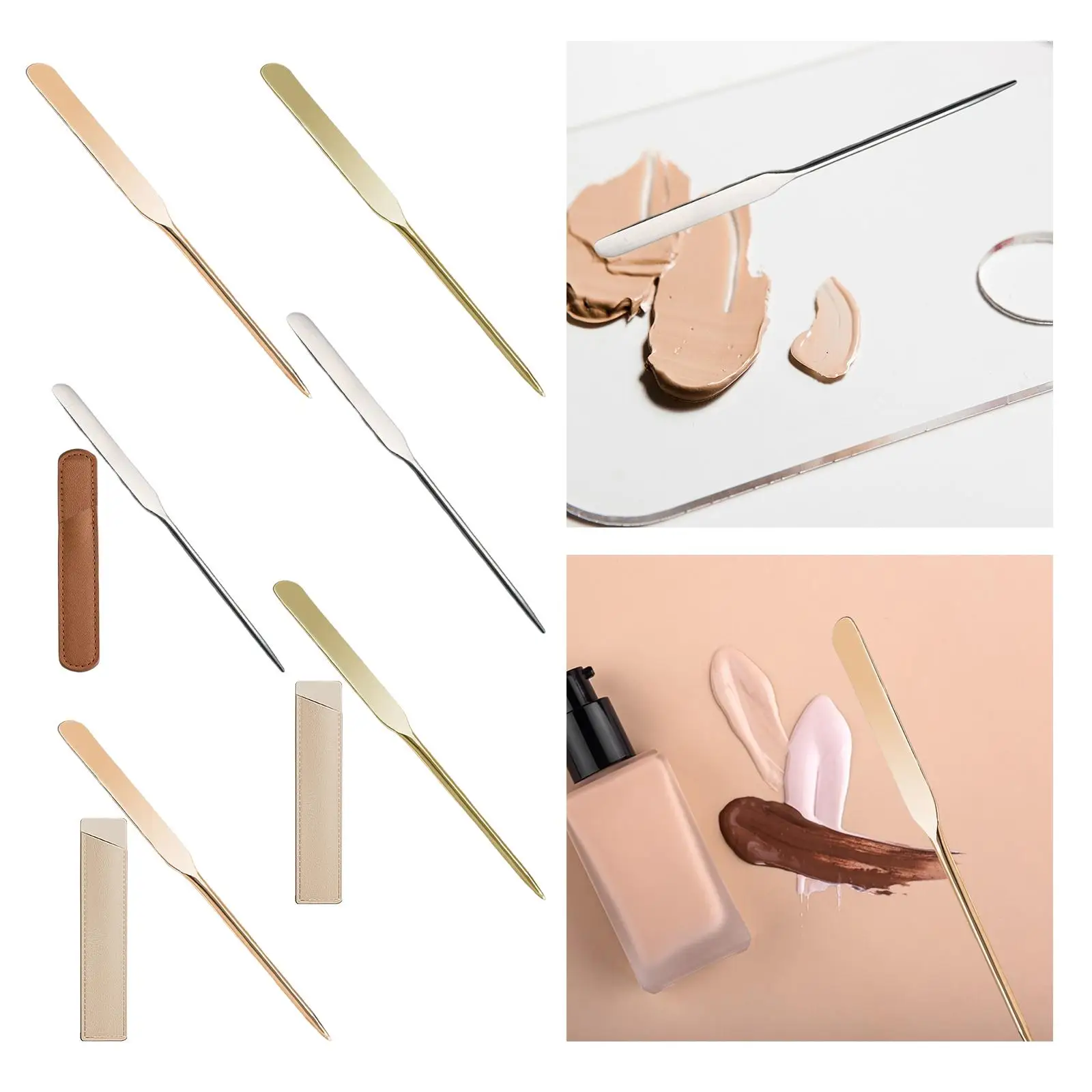 Makeup Spatulas Cosmetic mixing rod Paddle Rod Stirring Rod Blender Tool for
