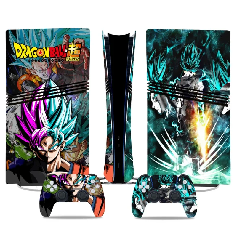 

Аниме Goku Dragon Ball PS5 Pro цифровая наклейка на кожу пылезащитный чехол для PlayStation5 Pro контроллер цифровой консоли декоративная пленка