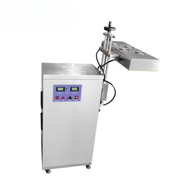 

Induction Liner Sealing Machine / Online Bottle Aluminum Foil Caps Machine / Induction Liner For Glass Jar For Packing Line