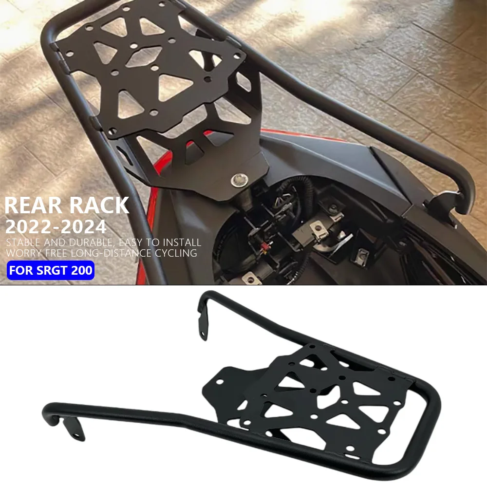 

Для Aprilia SRGT 200 2022-2024 мотоциклетный багажник на заднее сиденье, хвостовой ящик, грузовая полка, кронштейн, аксессуары