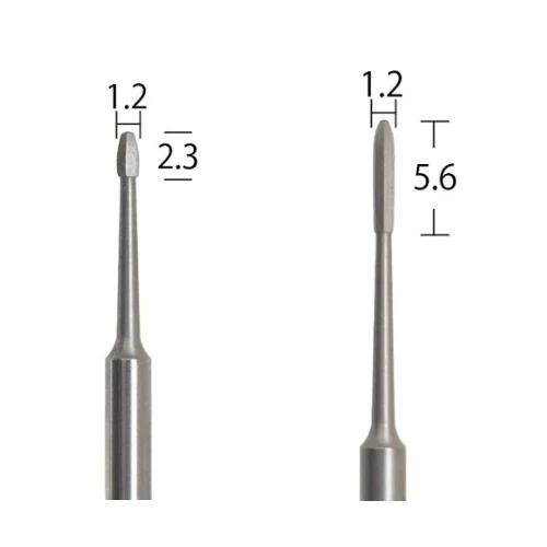 Pure Tungsten Carbide Nail Drill Bit – Long & Short 7-Sided Cut, Professional Nail Milling Bit for Gel Removal & Nail Shaping