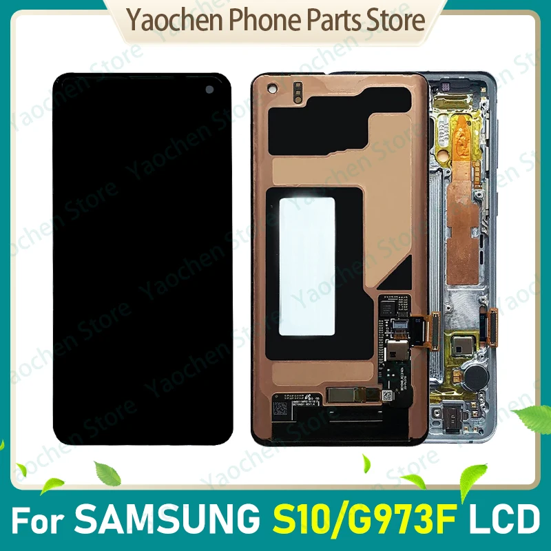 

For Samsung Galaxy S10 Screen Replacement SM-G973U G973F LCD Display Touch Digitizer Pantalla TFT No Fingerprint