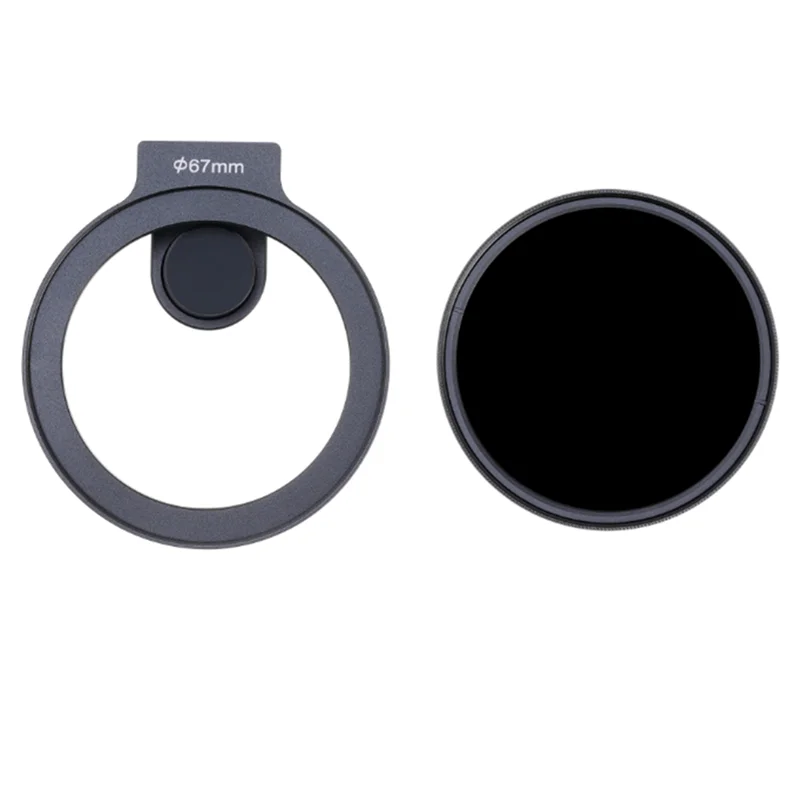 BTLIFE-For 16 15 14 Clip On Phone Camera Lens Filter 67Mm Filter Clip Holder ND Filter 87HC
