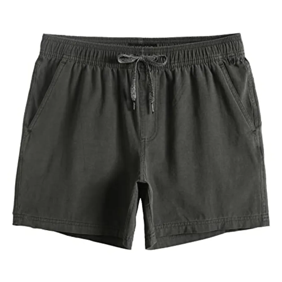 

maamgic Men's 5 inch Inseam Shorts Pull-On Relaxed Fit Comfort Stretch Short Shorts with Pocket