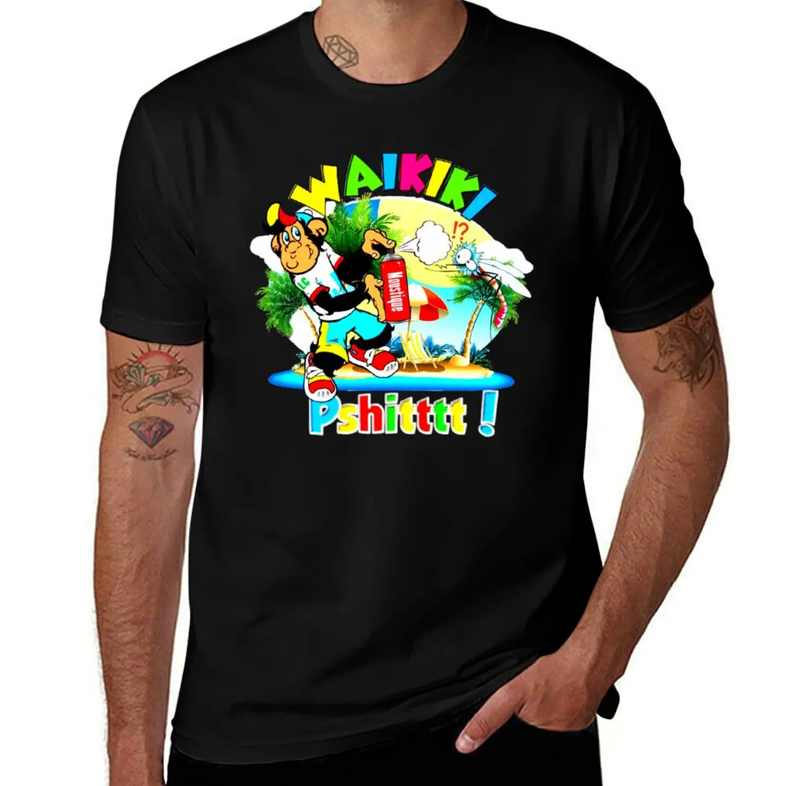 Waikiki, friends T-Shirt Urban Casual Loose Fit Tee T-Shirt