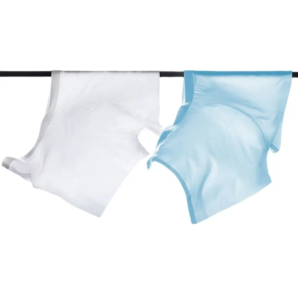 

Solid Color Ultra-thin Boxer Briefs Seamless Breathable Cool Feeling Underpants Lingerie Quick Dry Ice Silk Boxer Briefs Daily