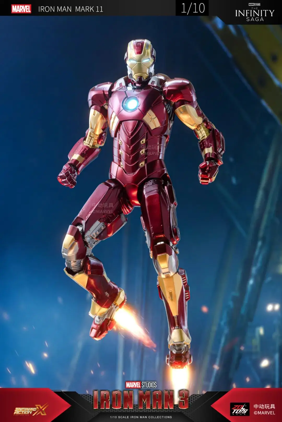 Original ZD Spielzeug Iron Man Tony Stark MK9 MK14 MK12 MK27 MK15 MK35 MK22 MK40 Hammerhead Action Figur Anime Sammeln Modell Geschenke – Detail 29