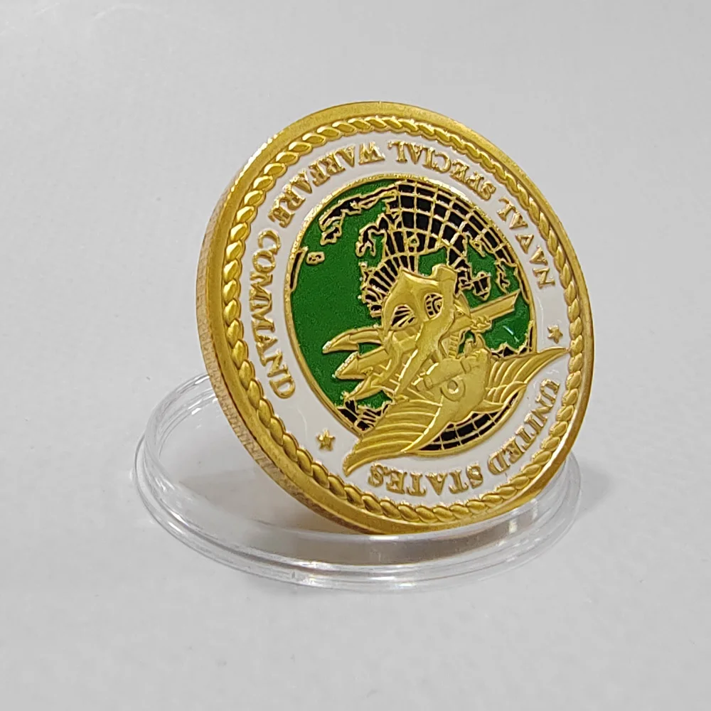 1pc US Navy Special Warfare Command  Challenge Coin Collectible Military Commemorative Coin Army Souvenir Gifts
