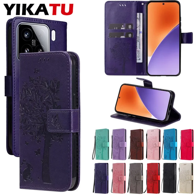 Xiaomi POCO X6 X5 X4 X3 NFC用フリップケース、磁気レザーウォレットスタンド付きスマホバッグカバー、Xiaomi POCO F3 F4 F5 M6 M5 M4 M3 Pro用