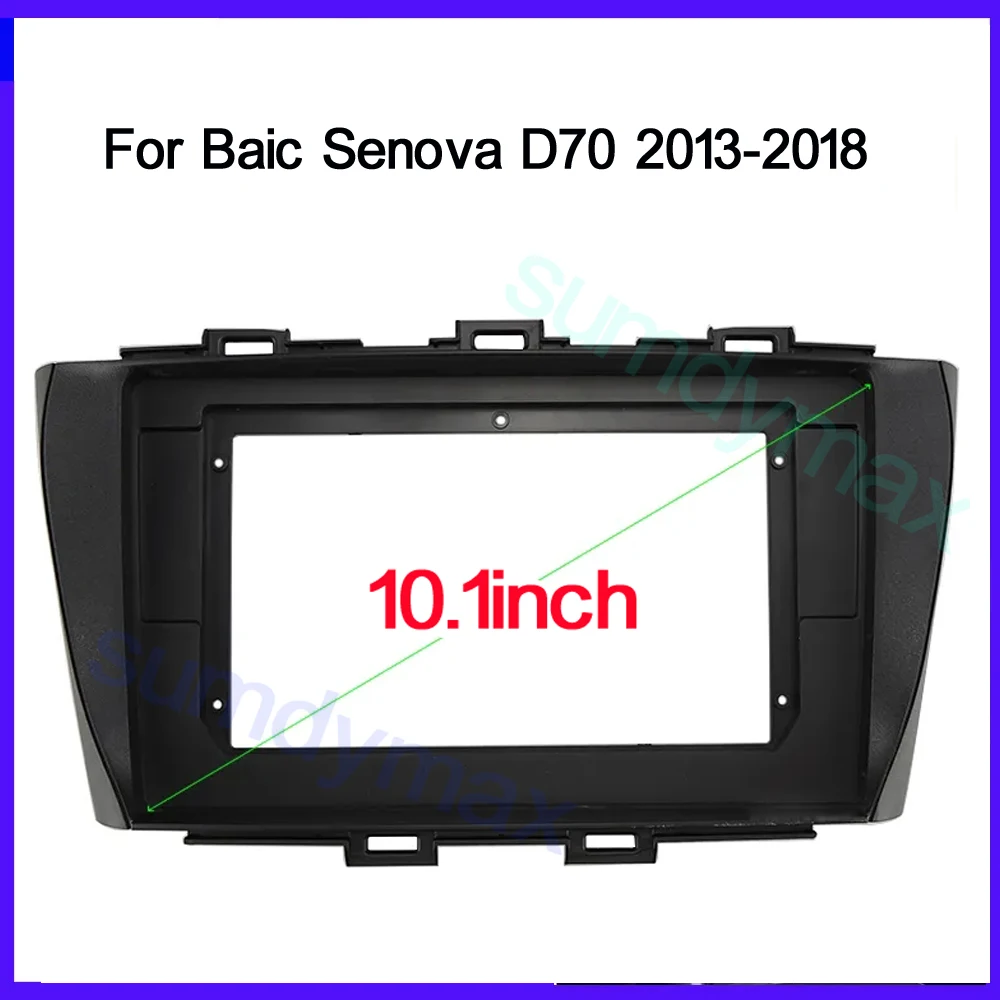 

Автомобильный радиоприемник 10,1 дюйма, 2 Din, рамка для Baic Senova D70 2013-2018, Android, радио, аудио, панельная система кондиционирования воздуха