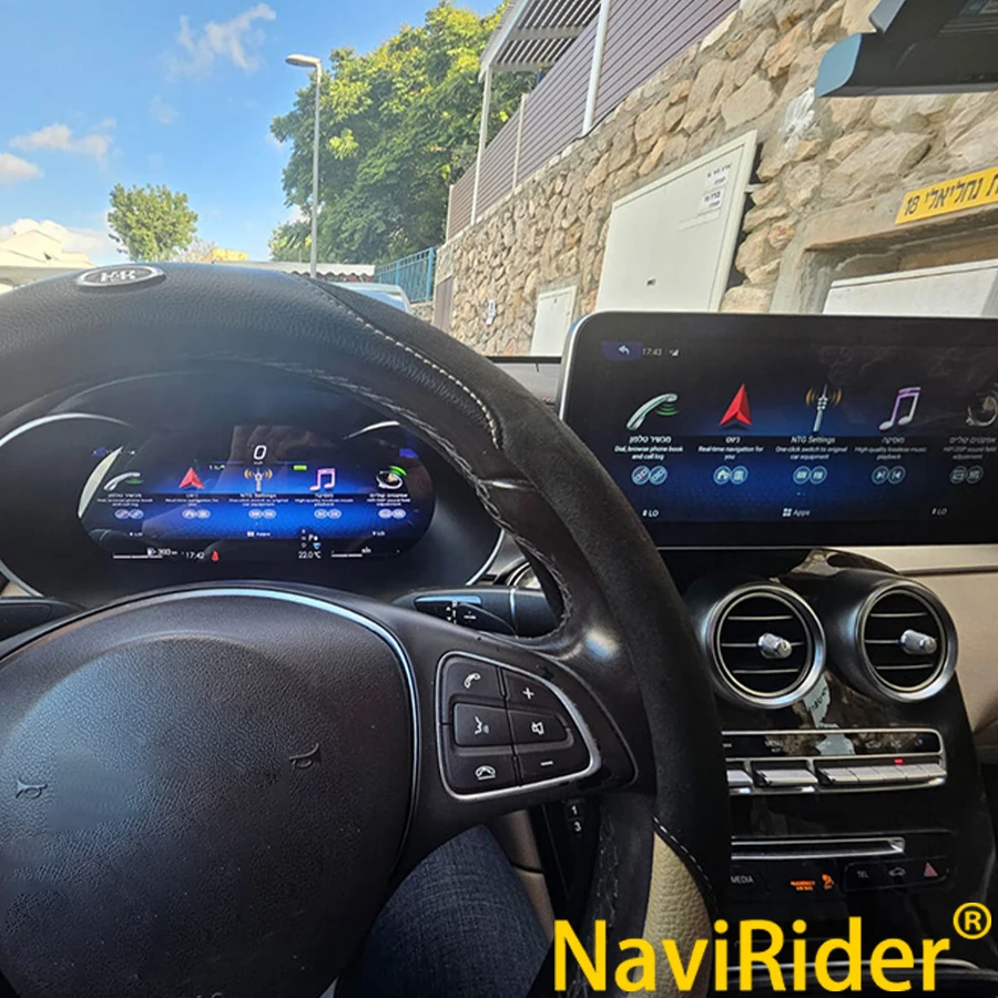 Android Screen Navigation Dashboard For Mercedes Benz C Class W205 C180 C200 C220 C300 C350 GLC X253 2015-2018 Upgrade 2021