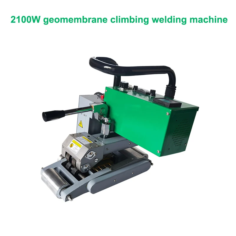 

2100W Geomembrane Climbing Welding Machine 900 Geomembrane Welding Machine Welder Automatical Overlap Membrane Welder For Landfi