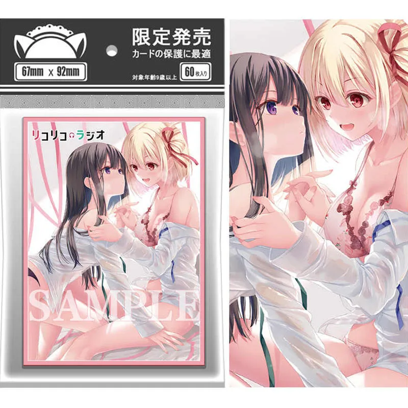 

60 шт./компл. Lycoris Recoil Lycoris Inoue Takina рукав для карт PTCG аниме игра коллекционная карта защитный чехол подарочная игрушка 67*92 мм