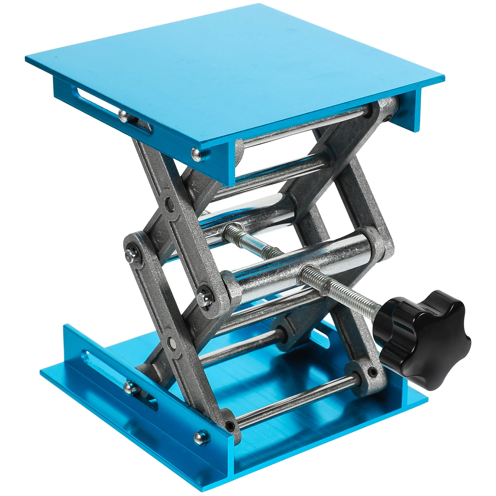 Stand Lab Lifting Platform Laboratory Table Lifter Earth Tones Blue Aluminum Alloy
