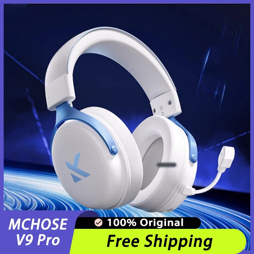 

MCHOSE V9 Pro Gaming Music Headset Wireless Bluetooth Head-mounted Headphones Noise Reduction Mic Headphones PC Accessories