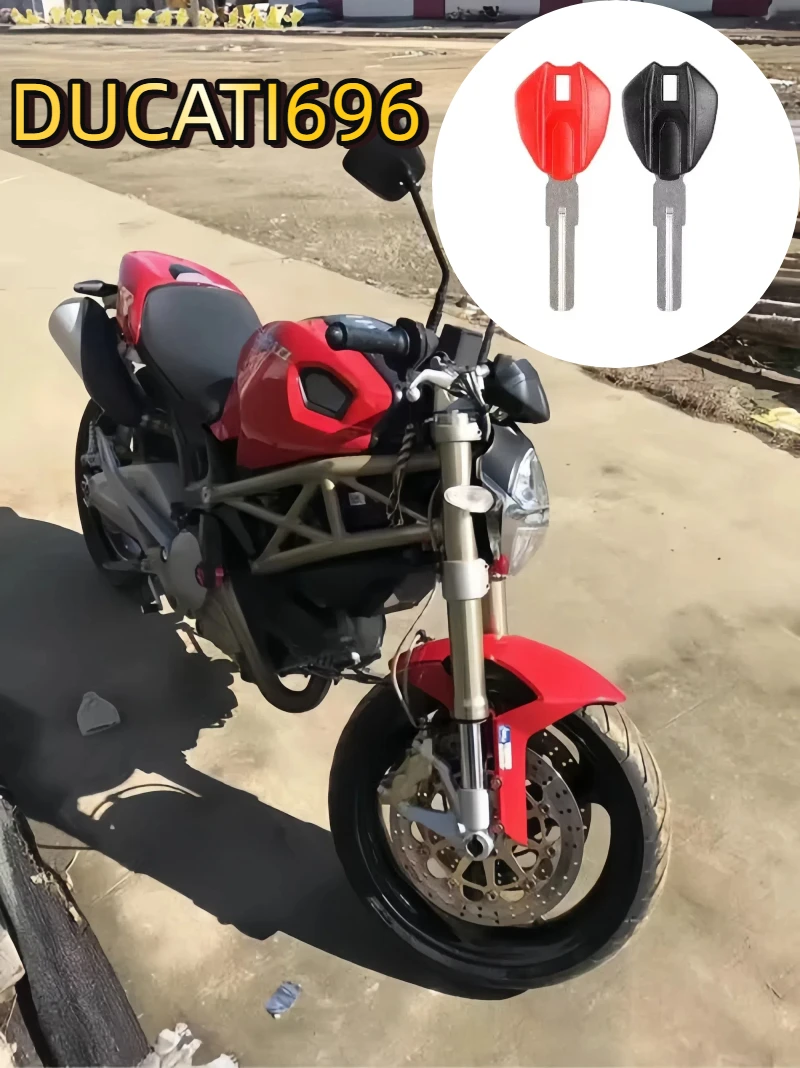 

Black/Red Uncut Blade Keys For DUCATI Blank Key MONSTER 696 796 M1100S M1200S 821 848 1098 1199 1299 Motorcycle Whit