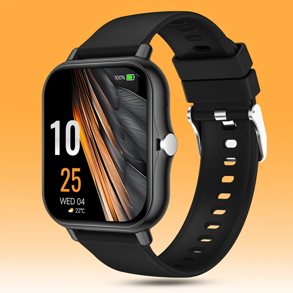 The Highly Sought-after Multi-functional Smartwatch of 2026 Features a Full Touch Display, Silicone Strap
