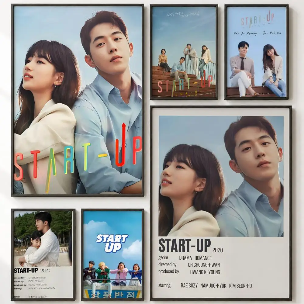 TV Series Start-Up Poster HD poster wall art self-stick no-residue for home cafe office great gift